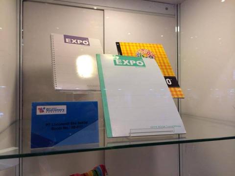 The one and only, our product display at the exhibition venue